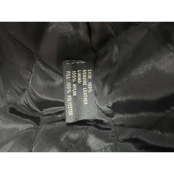 Men's Classic Black Leather Shirt Jacket - Picture 8 of 8